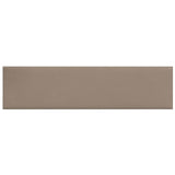 Vidaxl -Wandplatten 12 ST 1,08 m² 60x15 cm Kunstleder Cappuccinocolid