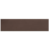 Vidaxl -Wandplatten 12 ST 1,08 m² 60x15 cm künstliches Lederbraun