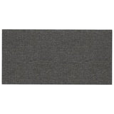 Vidaxl -Wandplatten 12 ST 2,16 m² 60 x 30 cm Dunkelgrau