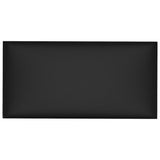 Vidaxl Wandpaneele 12 ST 2,16 m² 60 x 30 cm künstliches Lederschwarz