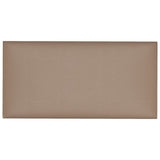 Vidaxl -Wandplatten 12 Stcs 2,16 m² 60 x 30 cm Kunstleder Cappuccinocleur