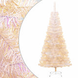 Vidaxl Kunstkerstboom mit schillernden Enden 240 cm PVC Weiß