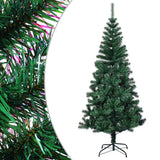 Vidaxl Kunstkerstboom mit schillernden Enden 120 cm PVC Green