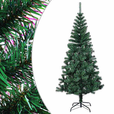 Vidaxx künstlicher Weihnachtsbaum mit schillernden Enden 150 cm PVC grün
