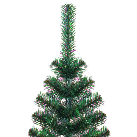 Vidaxx künstlicher Weihnachtsbaum mit schillernden Enden 150 cm PVC grün