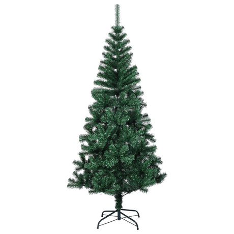 Vidaxl Kunstkerstboom mit schillernden Enden 180 cm PVC Grün