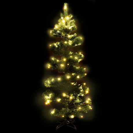 Vidaxl Kunstkerstboom mit Beleuchtung und Standard 180 cm PVC Green