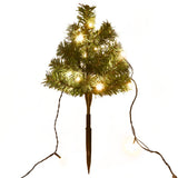 Vidaxl Tuinpadkerst Trees 6 ST mit warmen weißen LEDs 45 cm PVC