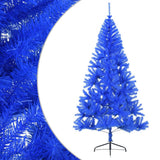 Vidaxl Kunstkerstboom mit Standardhälften 180 cm PVC Blau