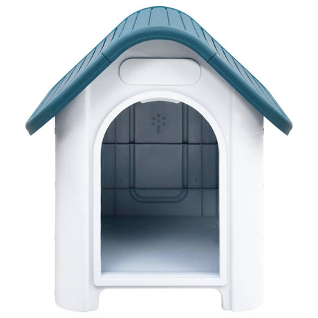 Vidaxl Dog Loft 59x75x66 cm Polypropenblau