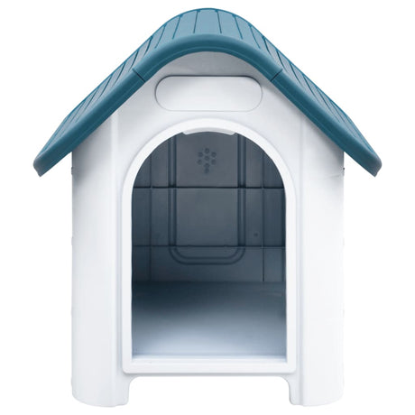 Vidaxl Dog Loft 59x75x66 cm Polypropenblau