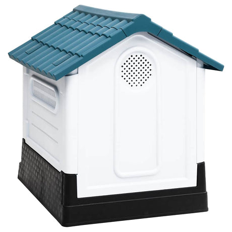 Vidaxl Dog Loft 57x68x66 cm Polypropenblau