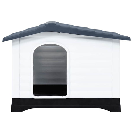 Vidaxl Hund Loft 90,5x68x66 cm Polypropengrau
