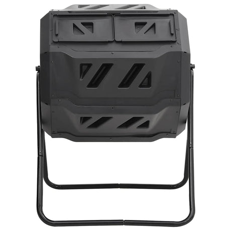 Vidaxl -Kompost -Bin 160 L 73x64x95 Schwarz