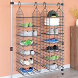 Vidaxl Hängeschrank-Organizer 2 Stück mit 7 Regalen