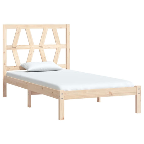 Vidaxl bedframe massief grenenhout 90x200 cm