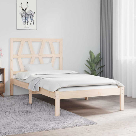 Vidaxl bedframe massief grenenhout 90x200 cm