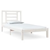 Vidaxl bedframe zonder matras massief grenenhout wit 90x190 cm