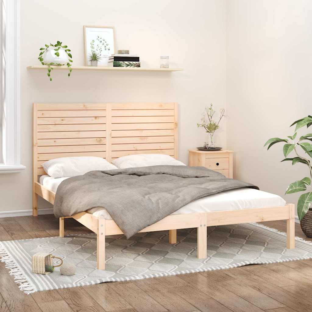 Vidaxl bedframe massief hout 140x200 cm