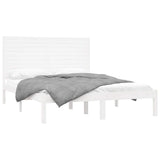 Vidaxl bedframe massief hout wit 140x200 cm