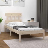 Vidaxl bedframe massief hout 90x200 cm