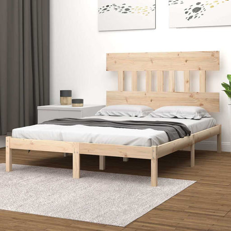 Vidaxl bedframe massief hout 150x200 cm