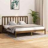 Vidaxl bedframe massief grenenhout honingbruin 200x200 cm