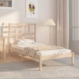 Vidaxl bedframe massief hout 90x190 cm