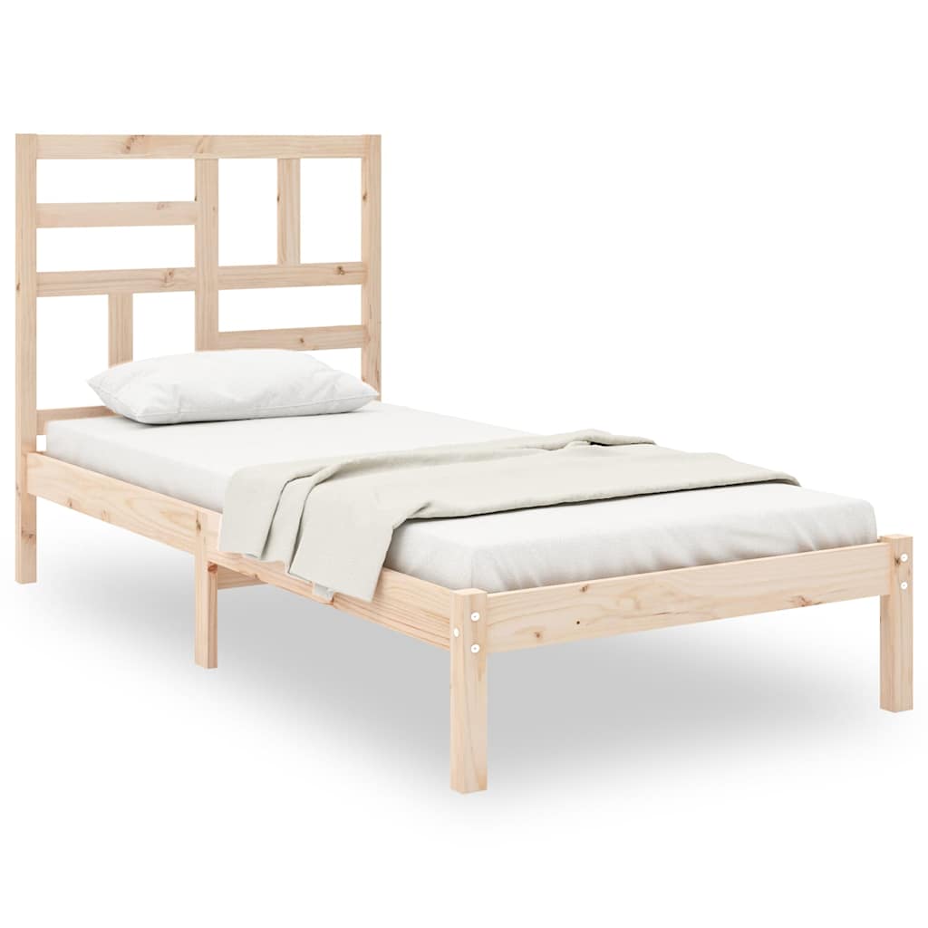 Vidaxl bedframe massief hout 90x200 cm