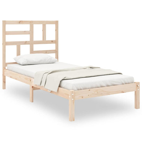 Vidaxl bedframe massief hout 90x200 cm