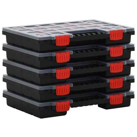 Vidaxx Sortimentsboxen 10 Stück 34,5x25x5 cm Polypropylen