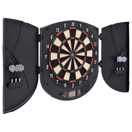 Vidaxl Dartboard Electric mit Darts Polypropen Schwarz