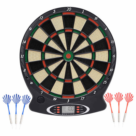Vidaxl Dartboard Electric mit Darts Polypropen Schwarz