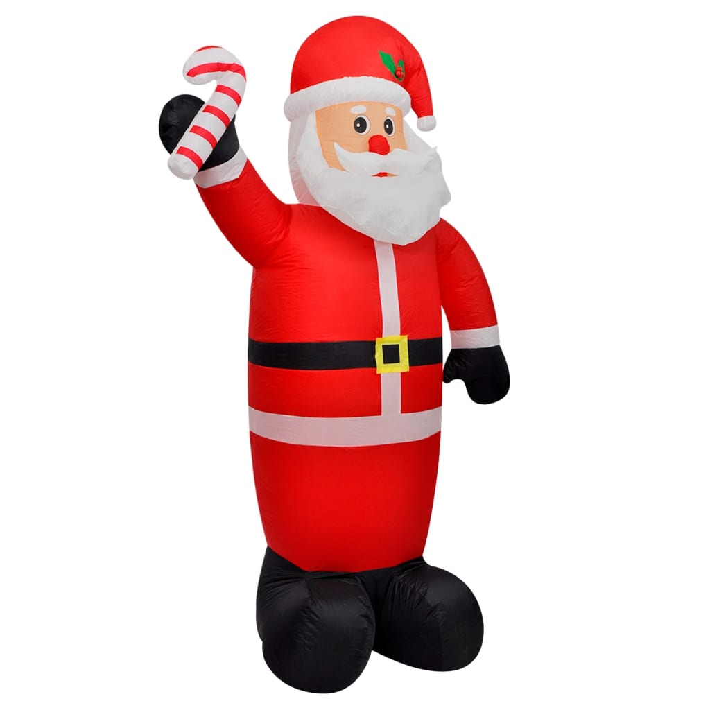Vidaxl Santa aufblasbar mit LEDs 120 cm