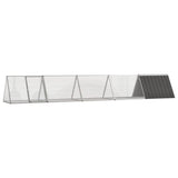 Vidaxl konijnenhok 504,5x80,5x71 cm gegalvaniseerd staal antraciet