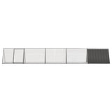 Vidaxl konijnenhok 504,5x80,5x71 cm gegalvaniseerd staal antraciet