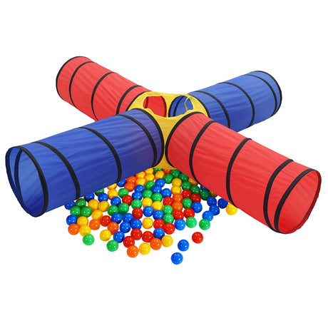 Vidaxl Kinderspieltunnel mit 250 Bällen Multi -Colored