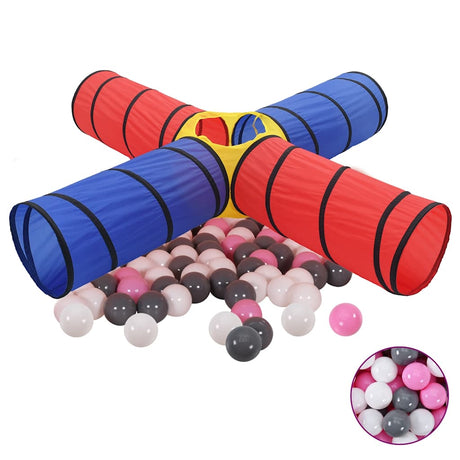 Vidaxl Kinderspieltunnel mit 250 Bällen Multi -Colored