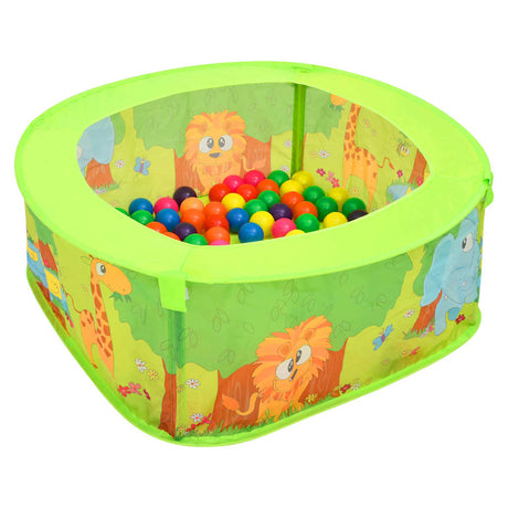 Vidaxx Bällebad für Kinder mit 300 Bällen 75x75x32 cm