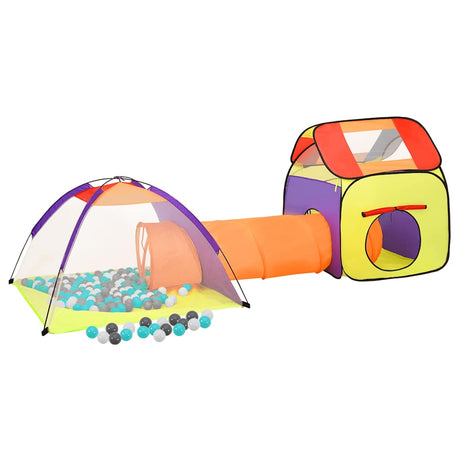 Vidaxl KinderSpeeltent MET 250 BALLEN 338X123X111 CM MEARKLEIRIG