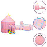 VIDAXL KinderSpeeltent traf 250 ballen 301x120x128 cm Roze