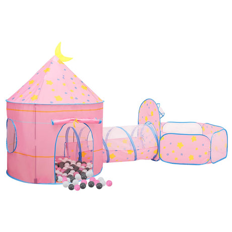 VIDAXL KinderSpeeltent traf 250 ballen 301x120x128 cm Roze