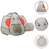 Vidaxl Kinderspielzelt mit 250 Bällen Elefant 174x86x101 cm Grau
