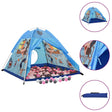 VidaXL Kinderspielzelt mit 250 Bällen 120x120x90 cm blau