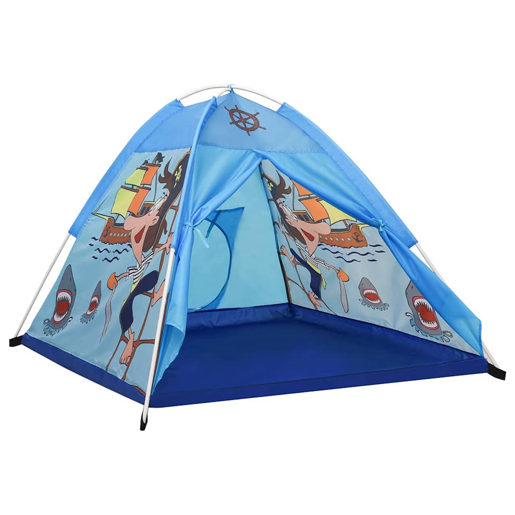 VidaXL Kinderspielzelt mit 250 Bällen 120x120x90 cm blau