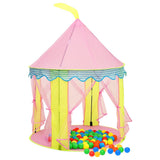VidaXL Kinderspielzelt mit 250 Bällen 100x100x127 cm rosa