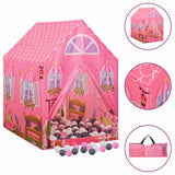 Vidaxl Kinderspielzelt mit 250 Bällen 69x94x104 cm Pink