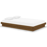 Vidaxl bedframe massief hout honingbruin 120x190 cm