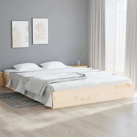 Vidaxl bedframe zonder matras massief hout 120x200 cm