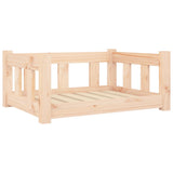 Vidaxxl Hundebett 65,5x50,5x28 cm massives Kiefernholz